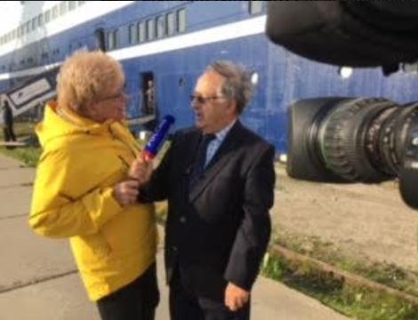 Elena Belkina interviews Malcolm Ginsberg for Russian State TV
