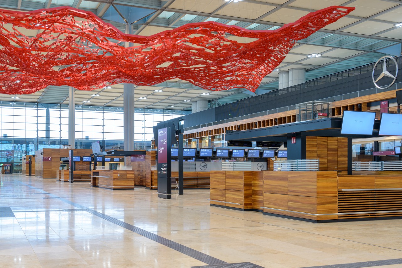 Terminal 1. Nearly ready for passengers.