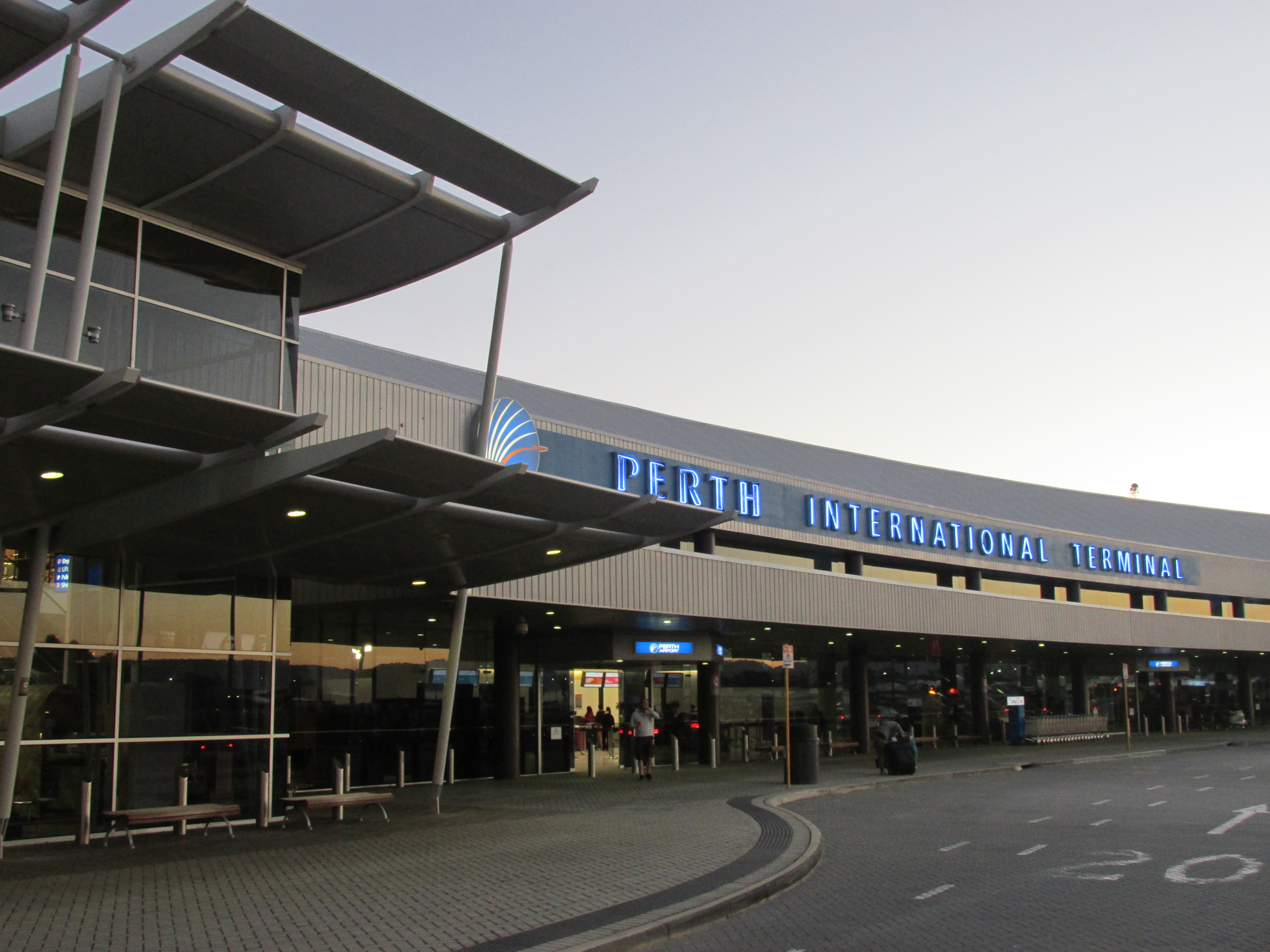 Still in limbo. Perth International Airport.