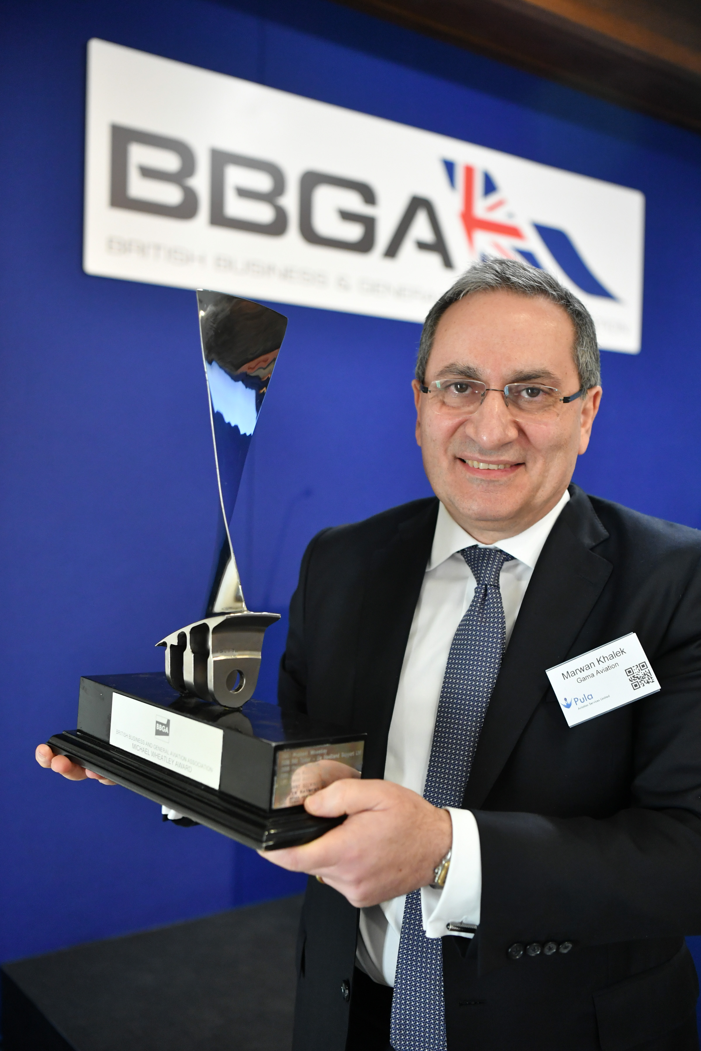 Marwan Khalek takes a well deserved award.