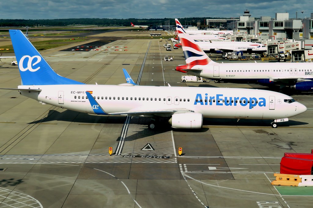 Air Europa flies into Gatwick.