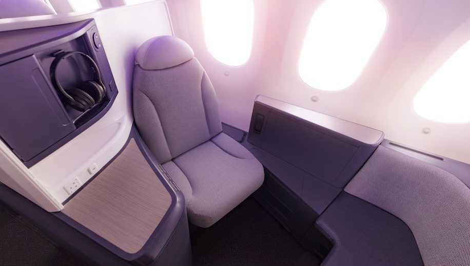 New Business Class seats.