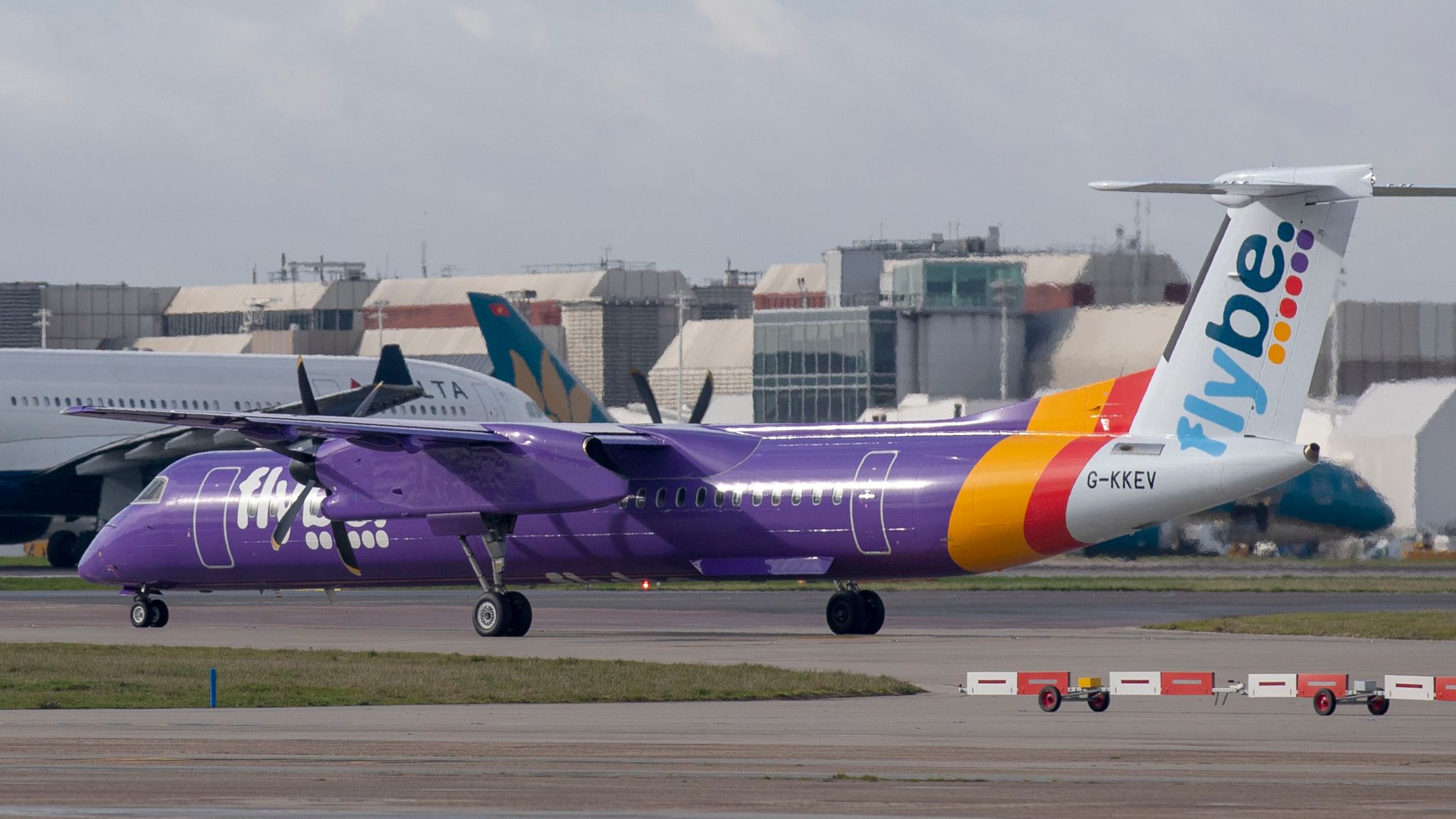 An earlier incarnation of Flybe at Heathrow. Image courtesy of Skynews.