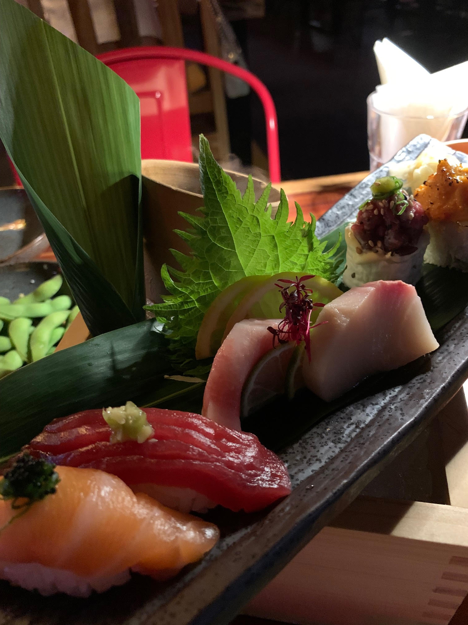 The food is exceptional.